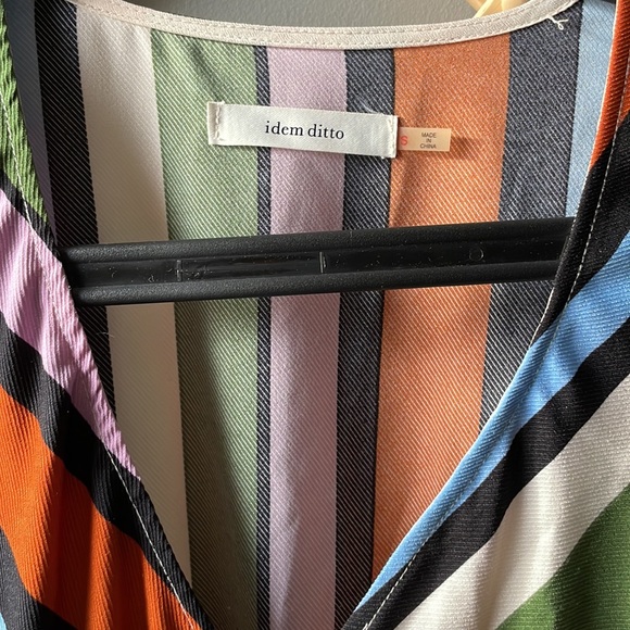 Lulu's Exclusive- Idem Ditto Button Down Striped Midi Dress - Picture 4 of 7